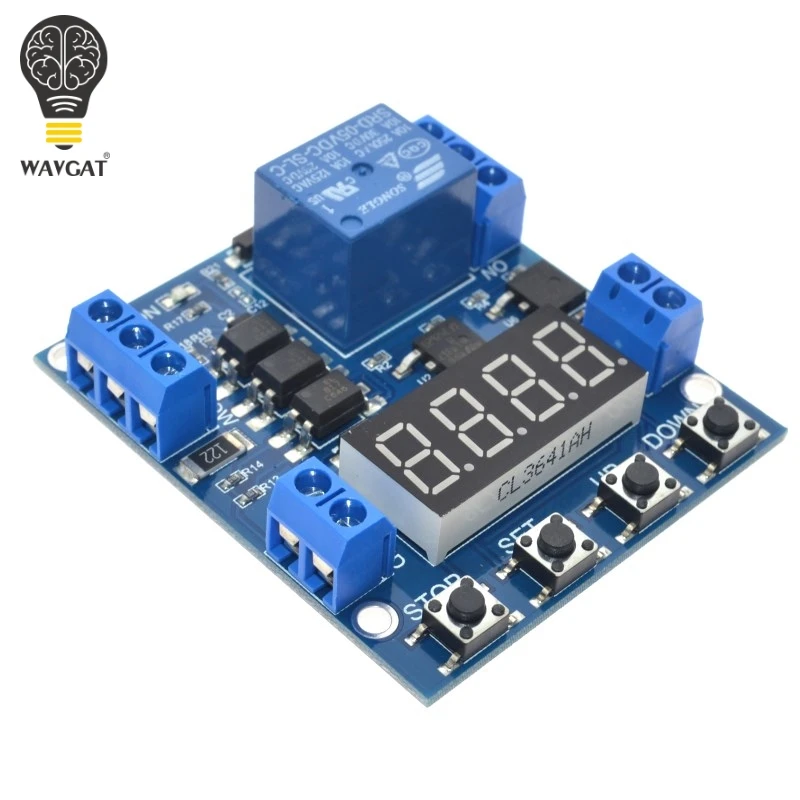 5V LED Display Digital Delay Timer Relay Control Switch Module Voltage Upper and Lower Limit Detection Cycle Timing Counting
5V LED Display Digital Delay Timer Relay Control Switch Module Voltage Upper and Lower Limit Detection Cycle Timing Counting