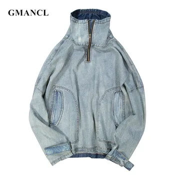 GMANCL Vintage Men Hip Hop Oversized Pullover Denim Jackets Men Casual Cotton Fashion Streetwear Motorcycle Blue Jeans Jacket
GMANCL Vintage Men Hip Hop Oversized Pullover Denim Jackets Men Casual Cotton Fashion Streetwear Motorcycle Blue Jeans Jacket