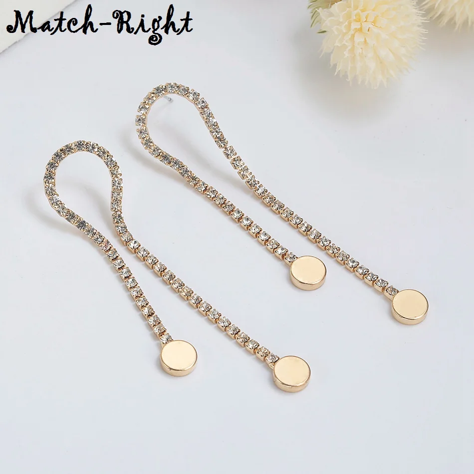 Match-Right Trendy Earrings for Women Long/Hanging/Dangle/Korean/Gold/Silver/Drop Earrings Women Jewelry Female brincos yjz8164
Match-Right Trendy Earrings for Women Long/Hanging/Dangle/Korean/Gold/Silver/Drop Earrings Women Jewelry Female brincos yjz8164