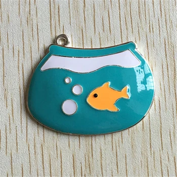 46x32mm10pcs/lot silver Zinc alloy enamel Gold fish tank pendant for Jewelry Necklace making (As shown)
46x32mm10pcs/lot silver Zinc alloy enamel Gold fish tank pendant for Jewelry Necklace making (As shown)