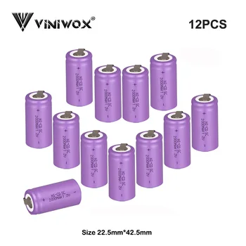 Real Ni-CD 1.2V SC 2000mAh Rechargeable Battery Cell Power Tool Battery For Electrical Tools Robot Accumulator Subc Batteria
Real Ni-CD 1.2V SC 2000mAh Rechargeable Battery Cell Power Tool Battery For Electrical Tools Robot Accumulator Subc Batteria