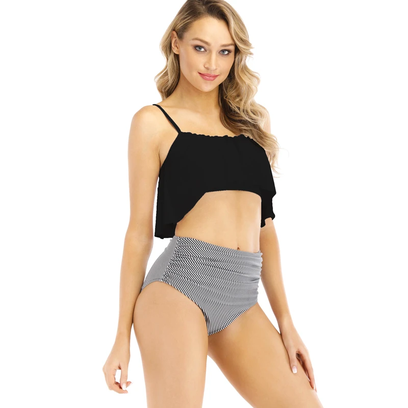 Swimsuit 2019 Sexy Bikini Set Women Swimsuit Black Ruffles Swimwear High Waist Bathing Suit 2 Pieces Female Brazilian Biquini
Swimsuit 2019 Sexy Bikini Set Women Swimsuit Black Ruffles Swimwear High Waist Bathing Suit 2 Pieces Female Brazilian Biquini