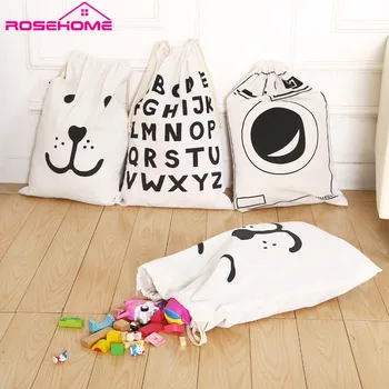 ROSEHOME White&Black Cartoon Animal Face Pattern Storage Bag Linen Cotton Desk Toy Storage Baskets Holder Laundry Bags
ROSEHOME White&Black Cartoon Animal Face Pattern Storage Bag Linen Cotton Desk Toy Storage Baskets Holder Laundry Bags