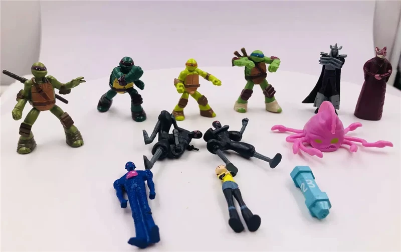 12pcs/set mutant turtle figures western cartoon action ninja toys splinter April O Neil foot soldier kraang toys for children
12pcs/set mutant turtle figures western cartoon action ninja toys splinter April O Neil foot soldier kraang toys for children