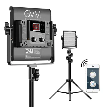 GVM LED-480LS 2pcs Dimmable Bi-color LED Video Panel Light+70inch Stand Lighting Kit CRI97+ TLCI97 with U-Bracket Interview
GVM LED-480LS 2pcs Dimmable Bi-color LED Video Panel Light+70inch Stand Lighting Kit CRI97+ TLCI97 with U-Bracket Interview