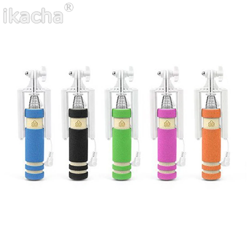 Universal Mini Selfie Stick Monopod Built-in Shutter Holder for Iphone Samsung Android IOS Wired Selfie Smartphone Camera
Universal Mini Selfie Stick Monopod Built-in Shutter Holder for Iphone Samsung Android IOS Wired Selfie Smartphone Camera