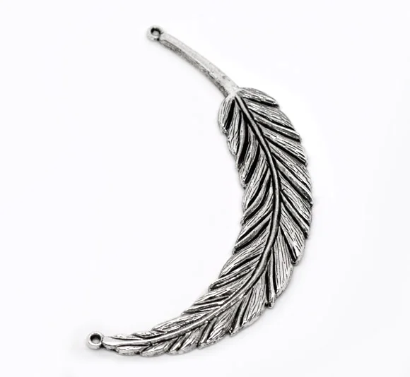 DoreenBeads Zinc metal alloy Connectors Findings Feather Antique Silver 9.5cm(3 6/8") x 18mm( 6/8"), 1 Piece new
DoreenBeads Zinc metal alloy Connectors Findings Feather Antique Silver 9.5cm(3 6/8") x 18mm( 6/8"), 1 Piece new