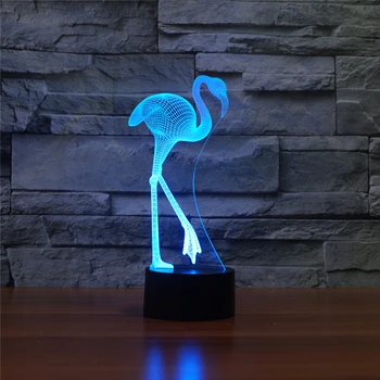 LED Realistic Animal Design Red-crowned Crane 3D Lamp Flash Illusion Light Colorful Changed Touch Sensor Lamp Bedroom Decor
LED Realistic Animal Design Red-crowned Crane 3D Lamp Flash Illusion Light Colorful Changed Touch Sensor Lamp Bedroom Decor