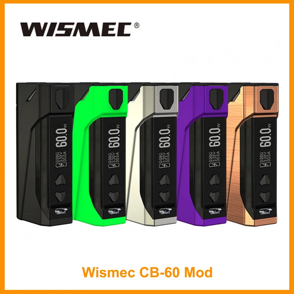 Original Wismec CB-60 Battery Built in 2300mAh Output 60W Wattage Fits Amor NS Tank Atomizer E-Cigarette
Original Wismec CB-60 Battery Built in 2300mAh Output 60W Wattage Fits Amor NS Tank Atomizer E-Cigarette