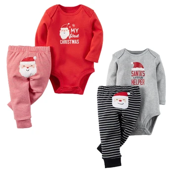 2Pcs Baby Girl Clothes Christmas Baby Boy Clothing Set Autumn Baby Rompers 2017 Newborn Baby Clothes Roupas Bebe Infant Clothes
2Pcs Baby Girl Clothes Christmas Baby Boy Clothing Set Autumn Baby Rompers 2017 Newborn Baby Clothes Roupas Bebe Infant Clothes