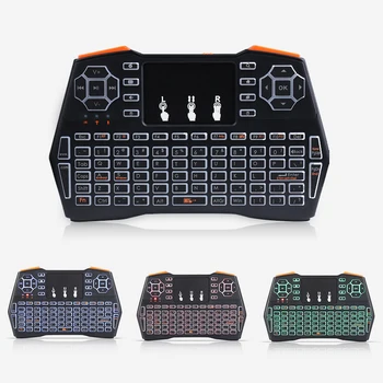 Russian I8 Plus 2.4Ghz Mini Keyboard 3 Color Backlit Lithium Battery Backlight Air Mouse Remote Control Touchpad Handheld TV Box
Russian I8 Plus 2.4Ghz Mini Keyboard 3 Color Backlit Lithium Battery Backlight Air Mouse Remote Control Touchpad Handheld TV Box