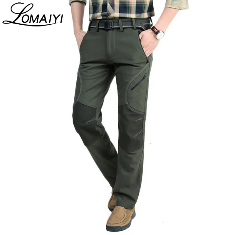 LOMAIYI 2018 Winter Warm Casual Pants Men Black Thick Fleece Trousers Male Army Military Style Softshell Waterproof Pants,AM093
LOMAIYI 2018 Winter Warm Casual Pants Men Black Thick Fleece Trousers Male Army Military Style Softshell Waterproof Pants,AM093