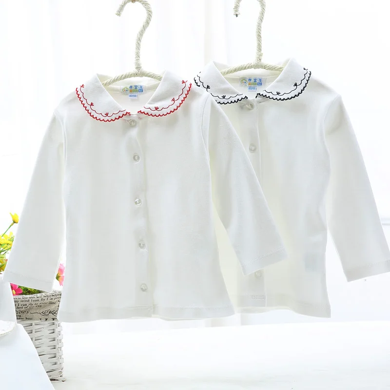 Baby Girls turn-down collar Spring&Autumn Clothes Toddler Infant Doll's Collar Top Kids Long Sleeve Tshirt Blouse Clothes White
Baby Girls turn-down collar Spring&Autumn Clothes Toddler Infant Doll's Collar Top Kids Long Sleeve Tshirt Blouse Clothes White