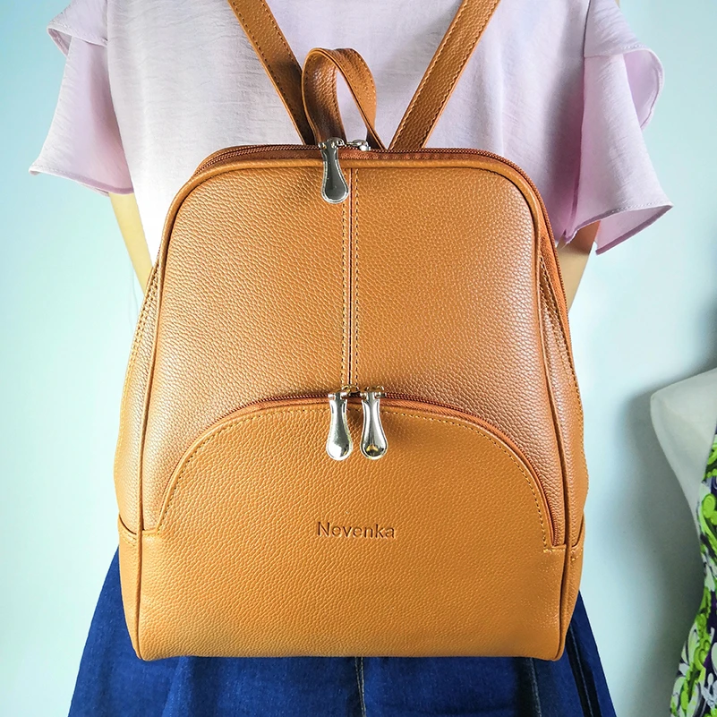 Nevenka Women Backpack Leather Backpacks Softback Bags Brand Name Bag Preppy Style Bag Casual Backpacks Teenagers Backpack Sac18