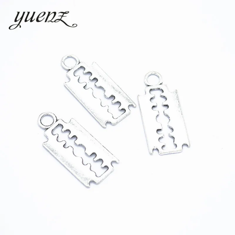 YuenZ 30pcs Antique silver plated Blade Charms Pendant Fit Jewelry Making DIY Jewelry Findings 24*11mm J323
YuenZ 30pcs Antique silver plated Blade Charms Pendant Fit Jewelry Making DIY Jewelry Findings 24*11mm J323