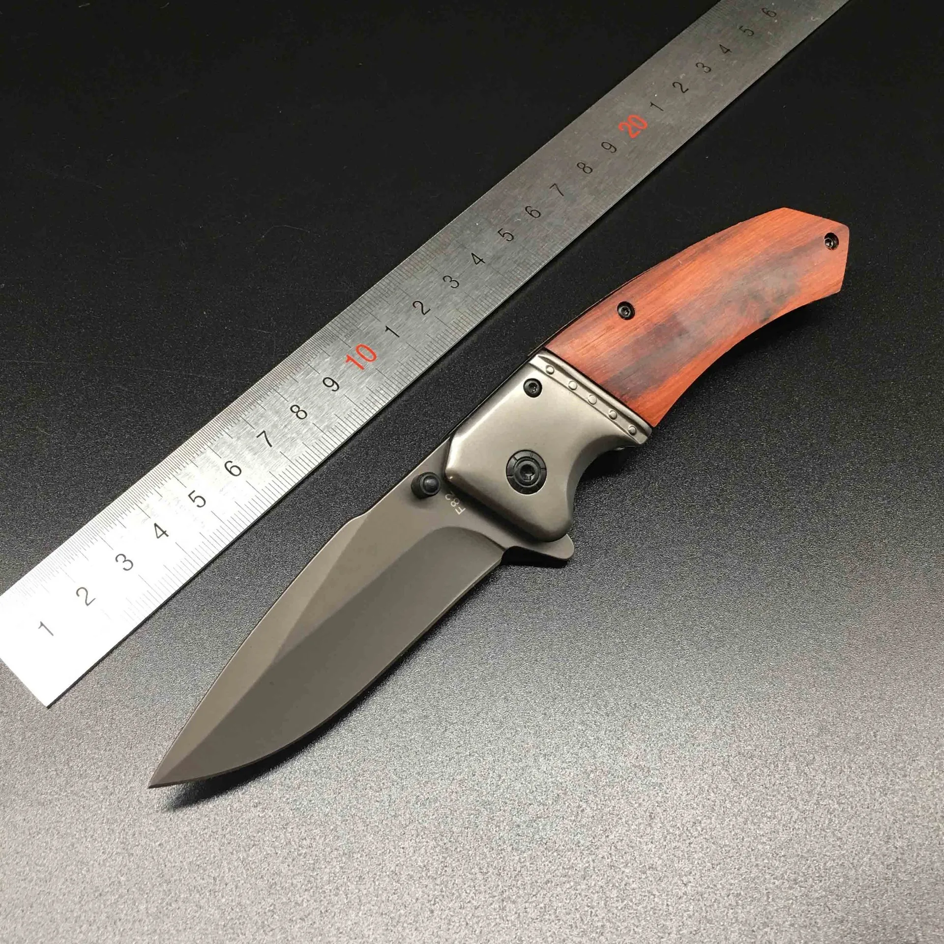 

Tactical 55HRC Hardness 3Cr13MOV Blade Steel + Sapling Wood Handle Folding Knife Outdoor Hunting Survival Pocket EDC Tools