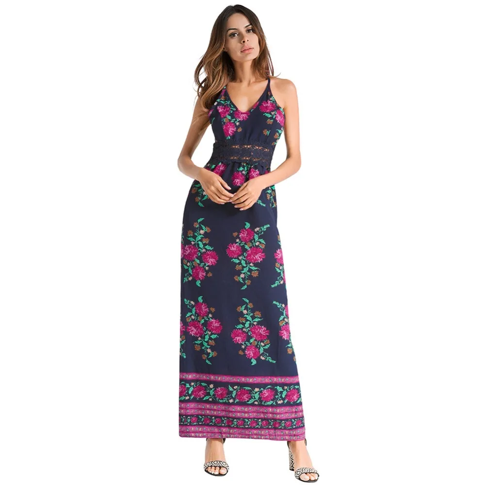 2019 Summer Women's Waist Thin Print Dress Chiffon Sexy Fashion Leisure Home Work Travel Beach Sling Dress
2019 Summer Women's Waist Thin Print Dress Chiffon Sexy Fashion Leisure Home Work Travel Beach Sling Dress