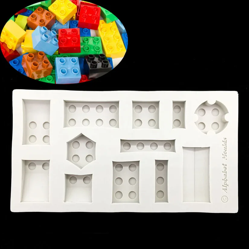 Building Blocks Shapes Silicone Sugarcraft Mould, Fondant Cake Decorating Tools Bakeware
Building Blocks Shapes Silicone Sugarcraft Mould, Fondant Cake Decorating Tools Bakeware