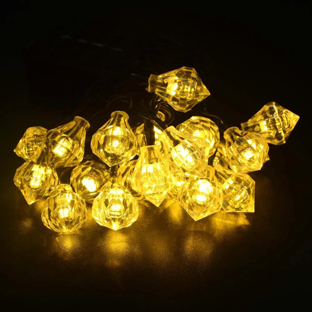 4.44M 20LED Diamond Solar Fairy String Lights Outdoor Fairy Diamond Waterproof Christmas Solar Lamps for Xmas Tree Party Decor
4.44M 20LED Diamond Solar Fairy String Lights Outdoor Fairy Diamond Waterproof Christmas Solar Lamps for Xmas Tree Party Decor