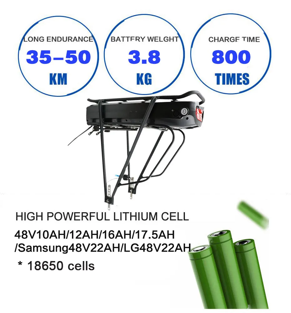 Flash Deal 20" 26" 700C(28") Electric Bike Kit for 48V 500W Motor Wheel ebike e bike Kit With LG48V22AH Lithium Battery bicicleta electrica 11