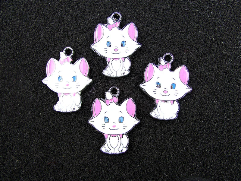 AE684 Mix Color 20Pcs Alloy Metal Enamel Cat Charms Pendant 29x22mm 
AE684 Mix Color 20Pcs Alloy Metal Enamel Cat Charms Pendant 29x22mm