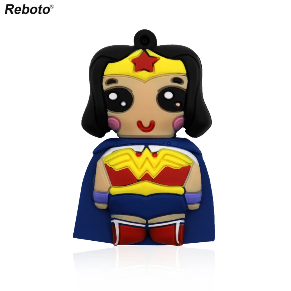Newest Pen Drive 64GB Memory Stick Cartoon Super Heros Wonder Woman USB Flash Drive 4GB 8GB 16GB Pendrive 32GB Avengers U Disk
Newest Pen Drive 64GB Memory Stick Cartoon Super Heros Wonder Woman USB Flash Drive 4GB 8GB 16GB Pendrive 32GB Avengers U Disk