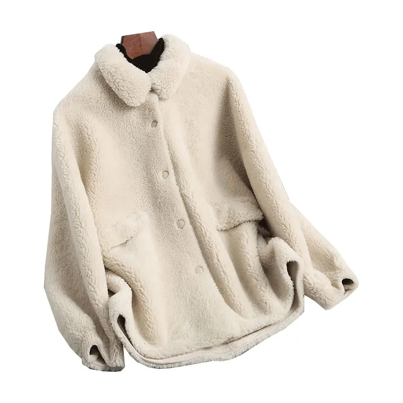 Women's Real Wool Coat Autumn Winter Jacket Women Clothes 2018 Korean Vintage Regular Sheep Shearling Fur Women Tops ZT1513
Women's Real Wool Coat Autumn Winter Jacket Women Clothes 2018 Korean Vintage Regular Sheep Shearling Fur Women Tops ZT1513