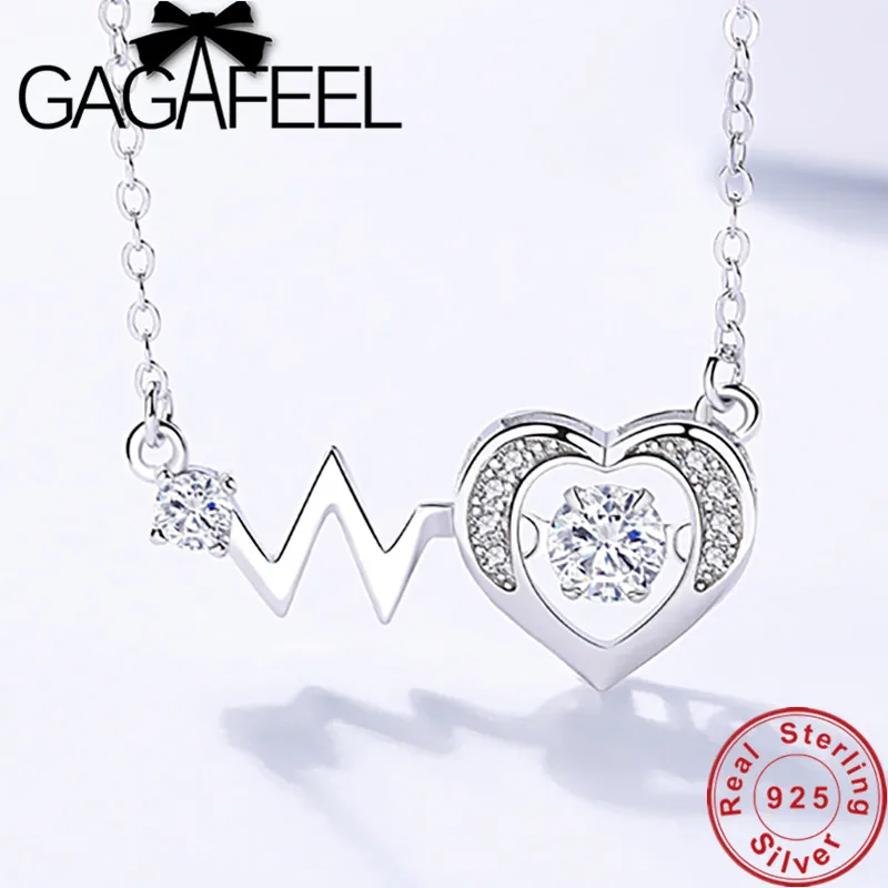 GAGAFEEL CZ "W" Letter Heart Pendant Necklace 925 Sterling Silver Love Rate Clavicular Chain for Women's Romantic Jewelry Gift
GAGAFEEL CZ "W" Letter Heart Pendant Necklace 925 Sterling Silver Love Rate Clavicular Chain for Women's Romantic Jewelry Gift
