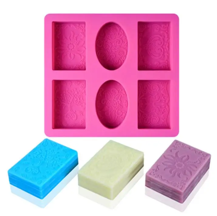 DHL 100pcs Silicone Soap Mold For Soap Making 3D 6 Forms Oval Rectangle Soap Mould SN1943
DHL 100pcs Silicone Soap Mold For Soap Making 3D 6 Forms Oval Rectangle Soap Mould SN1943