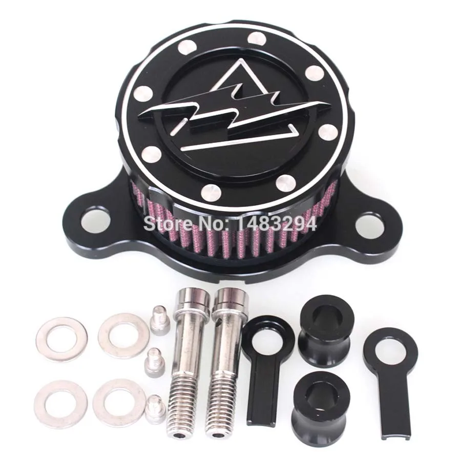 CNC Deep Cut Air Cleaner + Intake Filter System Fits fits for HD Harley Sportster 2004-2014 XL Dyna Softail W/ Fuel Injected Mod
CNC Deep Cut Air Cleaner + Intake Filter System Fits fits for HD Harley Sportster 2004-2014 XL Dyna Softail W/ Fuel Injected Mod