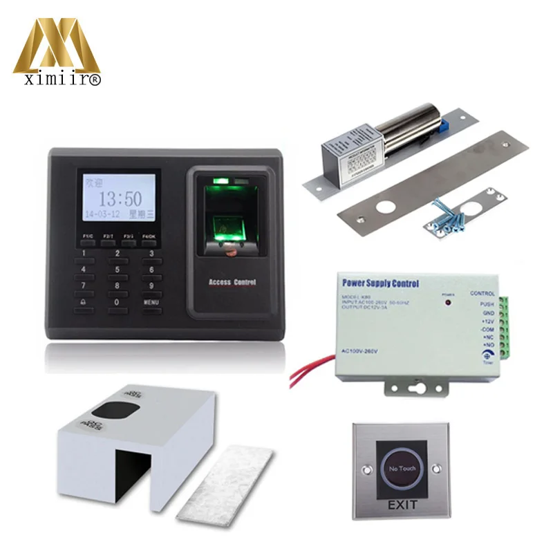 F2 Fingerprint Access Control And Infrared Exit Button,12V3A Power Supply, Electric Lock, Bracket And Access Control System
F2 Fingerprint Access Control And Infrared Exit Button,12V3A Power Supply, Electric Lock, Bracket And Access Control System