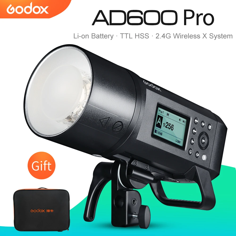 Upgrade Godox AD600 Pro WITSTRO All-in-One Outdoor Flash AD600Pro Li-on Battery TTL HSS with Built-in 2.4G Wireless X System
Upgrade Godox AD600 Pro WITSTRO All-in-One Outdoor Flash AD600Pro Li-on Battery TTL HSS with Built-in 2.4G Wireless X System