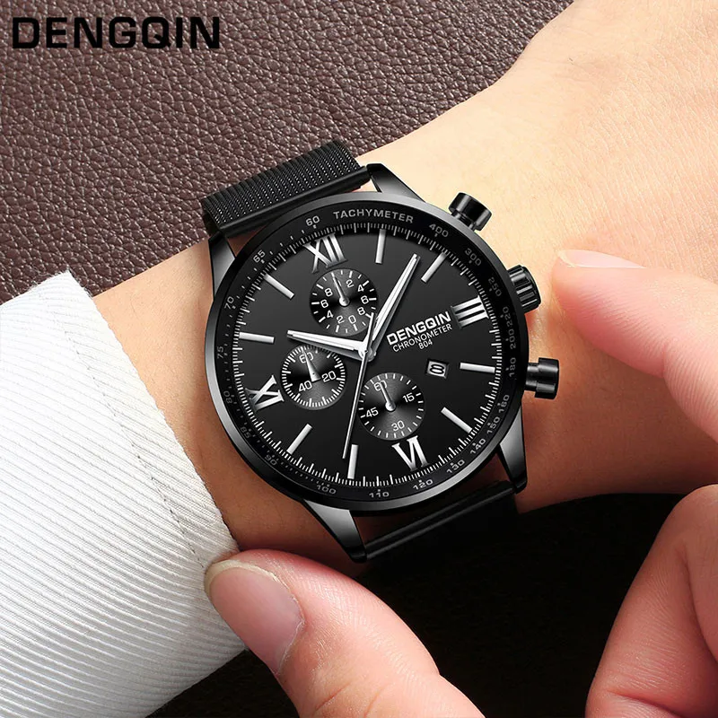 Fashion Men's Watches Full Stainless Steel Mesh Band Wrist Watch Men Casual Quartz Analog Date Watch Clock Relogio Masculino
Fashion Men's Watches Full Stainless Steel Mesh Band Wrist Watch Men Casual Quartz Analog Date Watch Clock Relogio Masculino