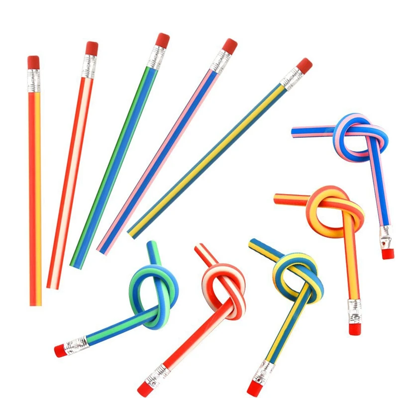 25 Pcs Soft Flexible Bendy Pencils Magic Bend Toys School Stationary Equipment For Kids Party Bag Fillers Party Favor Supplies
25 Pcs Soft Flexible Bendy Pencils Magic Bend Toys School Stationary Equipment For Kids Party Bag Fillers Party Favor Supplies