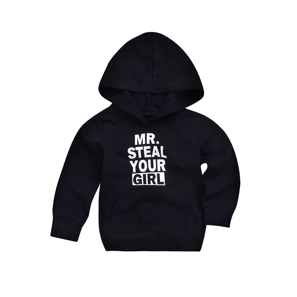 MR. Steal Your Girl Letter Kids Boys Hoodies Toddler Infant Baby Boys Girls Letter Print Hooded Tops Pullover Outfits
MR. Steal Your Girl Letter Kids Boys Hoodies Toddler Infant Baby Boys Girls Letter Print Hooded Tops Pullover Outfits