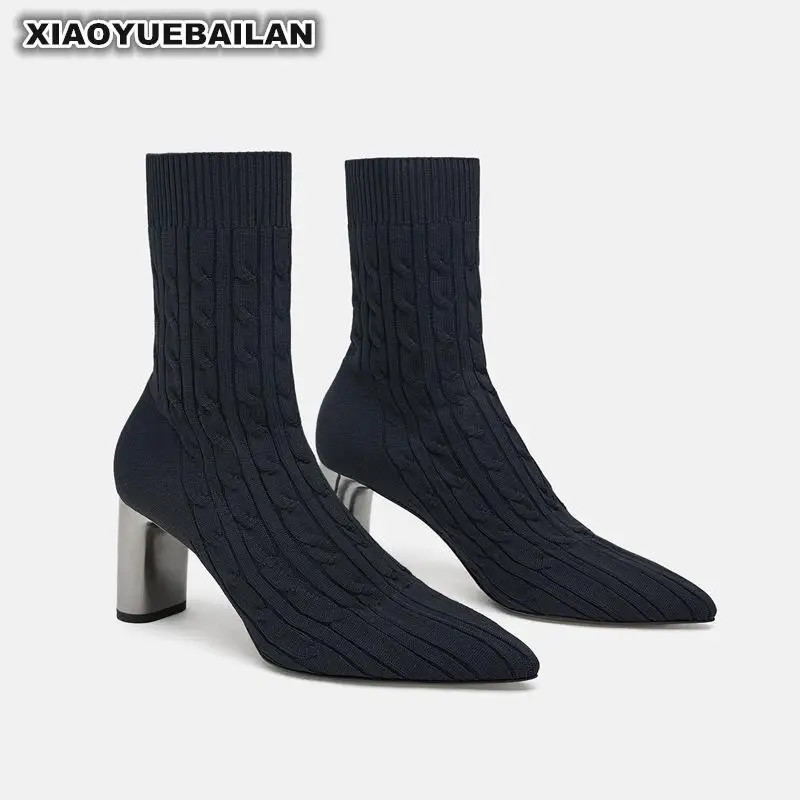 2018 New Women Shoes High Heels Short Boots Rough And Woollen Knitted Socks Ankle Elastic9.21
2018 New Women Shoes High Heels Short Boots Rough And Woollen Knitted Socks Ankle Elastic9.21