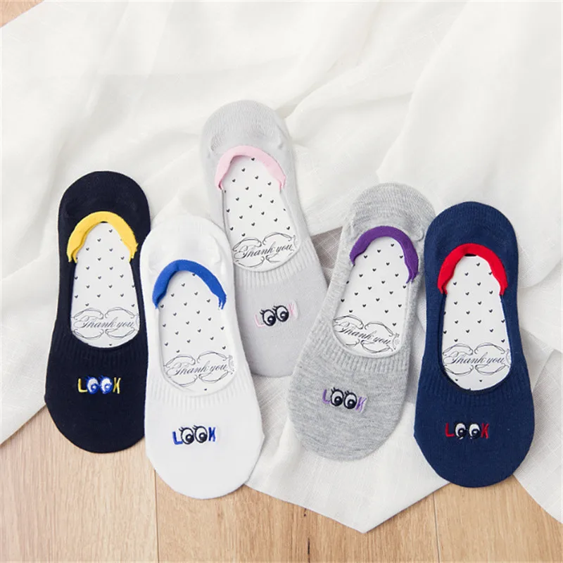 New Summer Women Socks Non-slip Silicone Women Invisible Socks Cotton Shallow Mouth Japanese Cute Cartoon Embroidery Eyes Socks
New Summer Women Socks Non-slip Silicone Women Invisible Socks Cotton Shallow Mouth Japanese Cute Cartoon Embroidery Eyes Socks