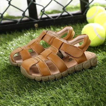 Summer Baby Boys Sandals Closed Toe Children Leather Shoes Sandale Garcon Anti-Slip Casual Sports Girls Beach Sandals TX258
Summer Baby Boys Sandals Closed Toe Children Leather Shoes Sandale Garcon Anti-Slip Casual Sports Girls Beach Sandals TX258