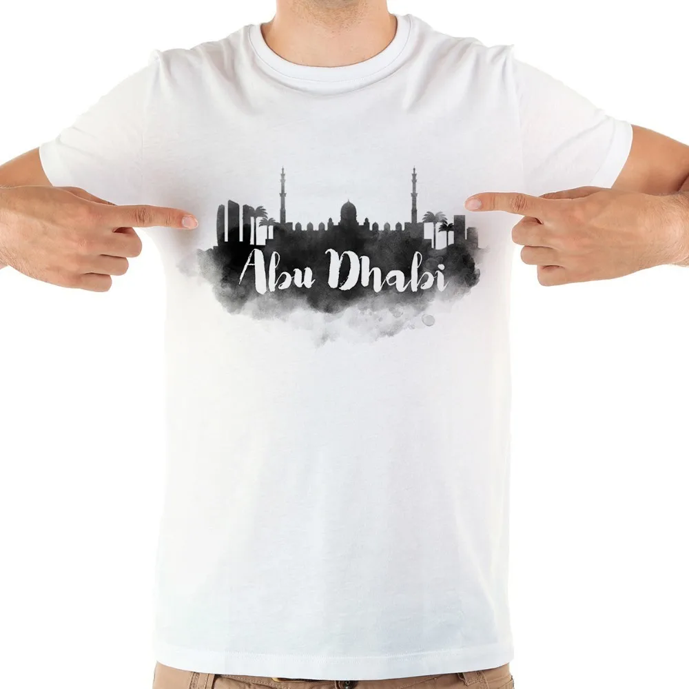 Arab Emirates Abu Dhabi landmark watercolor funny tshirt men new white short sleeve casual homme cool t shirt
Arab Emirates Abu Dhabi landmark watercolor funny tshirt men new white short sleeve casual homme cool t shirt