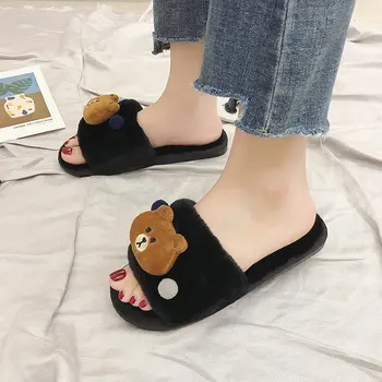 Liren 2019 New Summer Lady Slipper Home Shoes for Women Fashion Lovely Animal Prints Indoor House Slippers with Fur Casual Shoes 
Liren 2019 New Summer Lady Slipper Home Shoes for Women Fashion Lovely Animal Prints Indoor House Slippers with Fur Casual Shoes