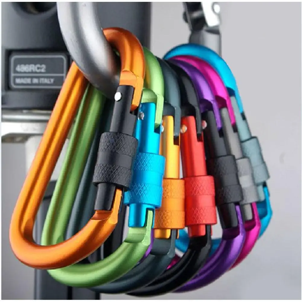 Mounchain Multi-function Aluminium Alloy Mountaineering Buckle D-Ring Key Chain Clip Hook Camping Buckle Snap Random Color
Mounchain Multi-function Aluminium Alloy Mountaineering Buckle D-Ring Key Chain Clip Hook Camping Buckle Snap Random Color