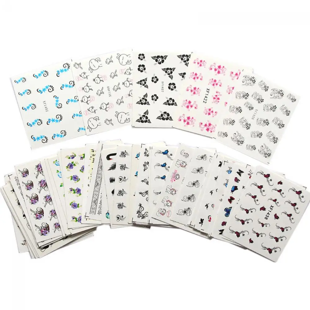 50Pcs/lot Mixed Types Flower Design Water Transfer Nail Stickers 2017 New Fashion Women Nail Art Beauty Decals
50Pcs/lot Mixed Types Flower Design Water Transfer Nail Stickers 2017 New Fashion Women Nail Art Beauty Decals