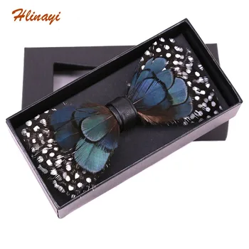 Hlinayi 2019 Natural green feather banquet nightclub wedding bowtie male wedding banquet bow tie
Hlinayi 2019 Natural green feather banquet nightclub wedding bowtie male wedding banquet bow tie