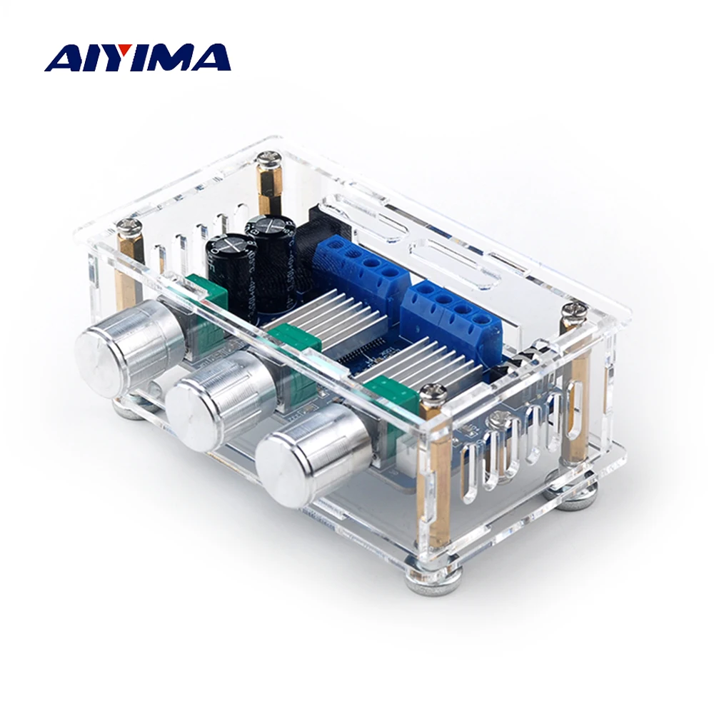 AIYIMA YAMAHA Φ Плата усилителя мощности 12 Вт * 2 + 20 1 цифровые аудио усилители твитер бас