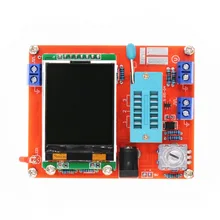 Tft gm328 트랜지스터 테스터 다이오드 lcr esr 전압 측정기 pwm 구형파 주파수 신호 발생기 키트(China)