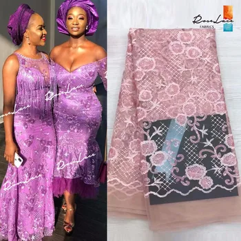 Pink Color Sequined Mesh Tulle Lace Fabric Beautiful Design 2019 High Quality Sequined Embroidered Guipure African French Mesh
Pink Color Sequined Mesh Tulle Lace Fabric Beautiful Design 2019 High Quality Sequined Embroidered Guipure African French Mesh