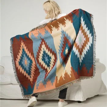 Bohemia Retro Throw Blanket Backrest Towel Tapestry Sofa Covers Cobertor Dust Cover Air Conditioning Geometric Blankets For Bed
Bohemia Retro Throw Blanket Backrest Towel Tapestry Sofa Covers Cobertor Dust Cover Air Conditioning Geometric Blankets For Bed