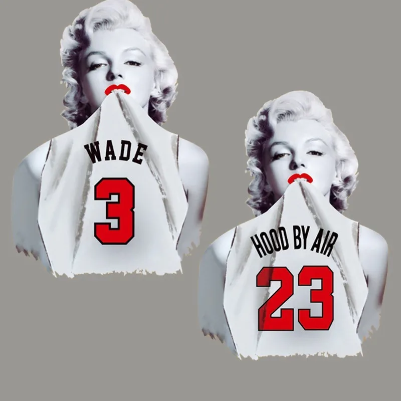 2019 Sexy Marilyn Monroe Vinyl Heat Transfers Patch Iron On Patches A-Level Thermal Stickers for Clothes DIY Decoration Washable
2019 Sexy Marilyn Monroe Vinyl Heat Transfers Patch Iron On Patches A-Level Thermal Stickers for Clothes DIY Decoration Washable