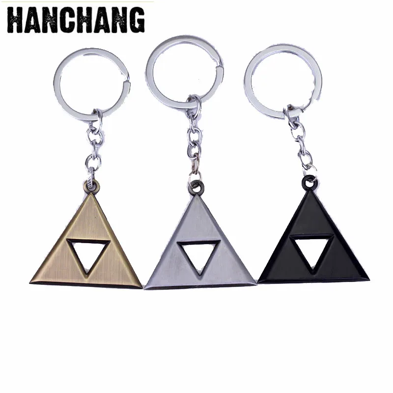 HANCHANG Jewelry Anime Game Legend Of Zelda Keychain Jewelry Triangle Pendant Key Chain Ring Car Accessories Game Fans Gifts
HANCHANG Jewelry Anime Game Legend Of Zelda Keychain Jewelry Triangle Pendant Key Chain Ring Car Accessories Game Fans Gifts