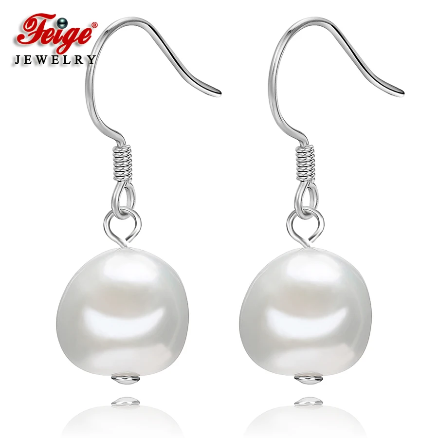 Feige Baroque Style 10-11mm Natural White Freshwater Pearls 925 Sterling Silver Earring For Women Fine Jewelry Drop Earrings
Feige Baroque Style 10-11mm Natural White Freshwater Pearls 925 Sterling Silver Earring For Women Fine Jewelry Drop Earrings